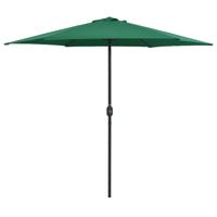 VidaXL Parasol met aluminium paal 270x246 cm groen - thumbnail