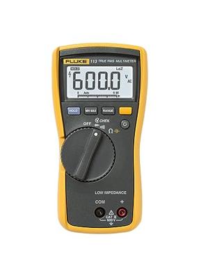 Fluke 113 Multimeter Digitaal LoZ CAT III 600 V Weergave (counts): 6000