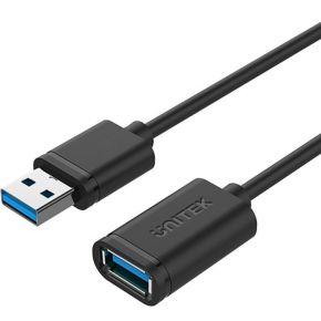 UNITEK Y-C459GBK USB-kabel USB 3.2 Gen 1 (3.1 Gen 1) 2 m USB A Zwart