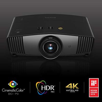 BenQ W5700 thuisbioscoop DLP-projector (4K UHD, HDR, 100% DCI-P3, 100% rec. 709, 1800 ANSI lumen, 100.000:1 contrast, HDMI)