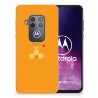 Motorola One Zoom Telefoonhoesje met Naam Baby Beer - thumbnail