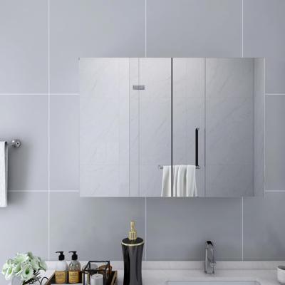 Badkamerspiegelkast 80x15x60 cm MDF wit