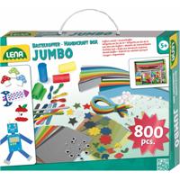 Lena Knutselkoffer Jumbo Blauw 800 stuks - thumbnail