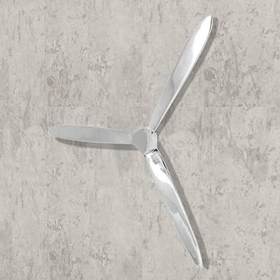 VidaXL Propeller voor aan de muur 70 cm aluminium zilver