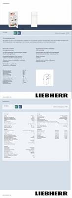 Liebherr CTe 2531-26 Koel-vriescombinatie Wit