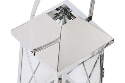 Lykta Home ESPRIT Zilverkleurig Kristal Staal Verchroomd 20 x 20 x 48 cm (3 Onderdelen)