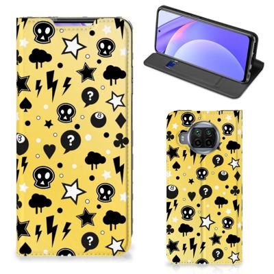 Mobiel BookCase Xiaomi Mi 10T Lite Punk Geel Mobiel BookCase Xiaomi Mi 10T Lite Punk Geel