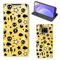Mobiel BookCase Xiaomi Mi 10T Lite Punk Geel - thumbnail