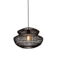 GOOD&MOJO Hanglamp 'Zanzibar' Rotan, 40cm, kleur Zwart - thumbnail