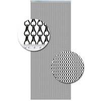 Vliegengordijn Aluminium Antraciet - 100cm x 240cm - thumbnail