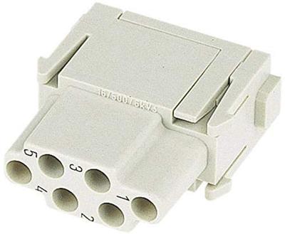 HARTING 09140063101 Businzetstuk Han® C-Modul 6 + PE Crimpen 1 stuk(s) Piece