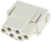 HARTING 09140063101 Businzetstuk Han® C-Modul 6 + PE Crimpen 1 stuk(s) Piece - thumbnail