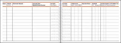 Sigel FA614 DIN A6 liggend Ritregistratieboek Aantal paginas: 40 1 stuk(s) Sigel FA614 DIN A6 liggend Ritregistratieboek Aantal paginas: 40 1 stuk(s)