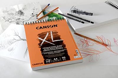 Canson schetsboek XL Extra White, 90 g/m², ft A4, 120 vel Canson schetsboek XL Extra White, 90 g/m², ft A4, 120 vel