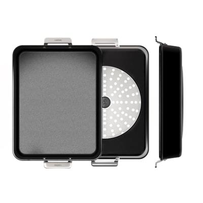 Braadslede Valira 4687/25 35 x 27 cm Zwart Roestvrij staal Aluminium