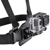 Mantona In lengte verstelbare borstband (incl. hoekstuk, geschikt voor GoPro Hero 2/3/3+/4, GoPro Session) - thumbnail