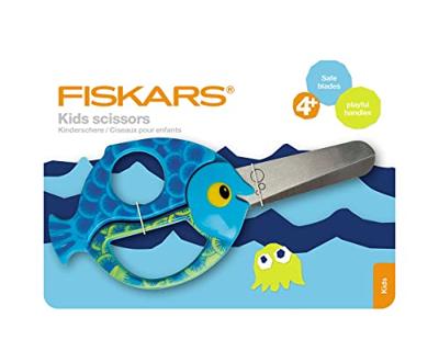Creativ Company Fiskars kinderschaar met dierenmotief vis - 13cm
