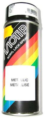 Motip spuitbus 400ml metallic-zwart