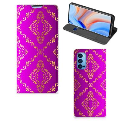 Telefoon Hoesje OPPO Reno4 Pro 5G Barok Roze Telefoon Hoesje OPPO Reno4 Pro 5G Barok Roze