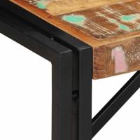 Salontafel 80x40x35 cm massief gerecycled hout meerkleurig - thumbnail