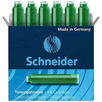 6 Inktpatronen Schneider groen - thumbnail