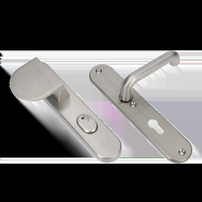 AMI Veiligheidsbeslag 250/50/1 Kt55 Deurdikte 90/83 Li + Deurkruk 356 Irox Archi-Design Deurdikte 38/42 - 623165 AMI Veiligheidsbeslag 250/50/1 Kt55 Deurdikte 90/83 Li + Deurkruk 356 Irox Archi-Design Deurdikte 38/42 - 623165