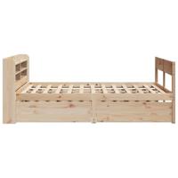 Bedframe zonder matras massief grenenhout 120x190 cm - thumbnail