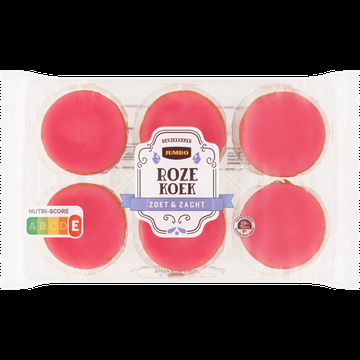Jumbo Mini Roze Koek 6 Stuks