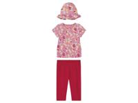 lupilu Kinder set, 3-delig (Roze/Rood, 110/116) - thumbnail