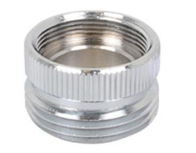 Kirchhoff Messing overgangsstuk, chroom, 3/4"ET x M22IT - 989326155