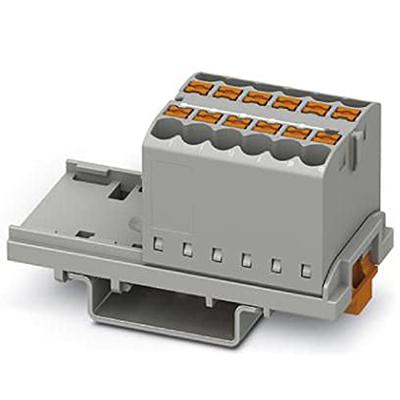 Phoenix Contact 3273022 Verdeelblok 28.6 mm Spanveer Grijs 8 stuk(s) Phoenix Contact 3273022 Verdeelblok 28.6 mm Spanveer Grijs 8 stuk(s)