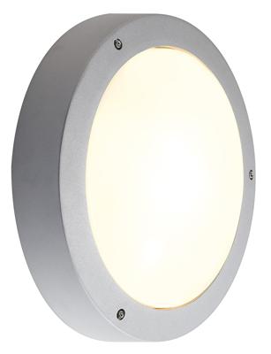 Plafond/ wandlamp DRAGAN SENSOR zilvergrijs 2xE27