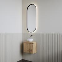 Fonteinset | BWS Leto | Walnut | Waskom Mat Wit - thumbnail