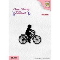 Nellie's Choice • silhouet clear stempels sports serie cycling-2 - thumbnail