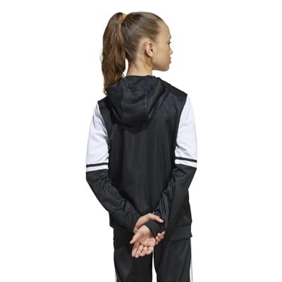adidas Squadra 25 Hooded Trainingsjack Kids Zwart Wit adidas Squadra 25 Hooded Trainingsjack Kids Zwart Wit