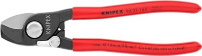 Knipex Kabelschaar met openingsveer met kunststof bekleed 165 mm - 9521165