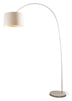 Artistiq Vloerlamp 'Kellie' 205cm hoog, kleur Wit Artistiq Vloerlamp 'Kellie' 205cm hoog, kleur Wit