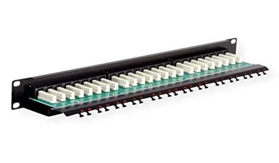 ROLINE Cat.6 (Class E) 19 patchpaneel, 24P, onafgeschermd, zwart ROLINE Cat.6 (Class E) 19 patchpaneel, 24P, onafgeschermd, zwart