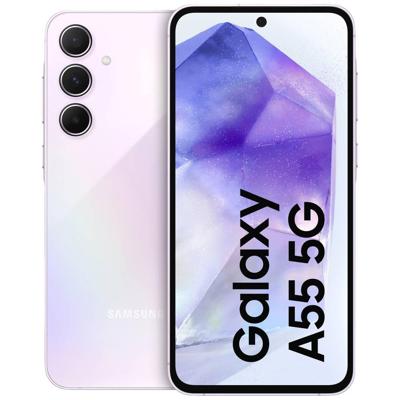 Samsung Galaxy A55 5G 128GB Smartphone Paars - thumbnail