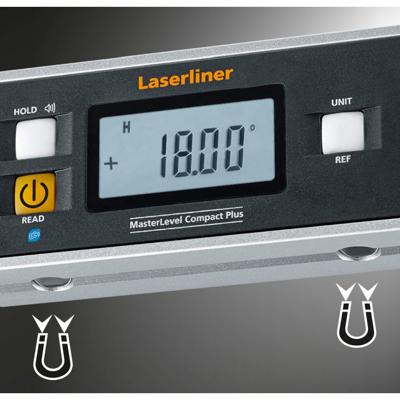 Laserliner MasterLevel Compact Plus 081.265A Digitale waterpas Incl. magneet 30 mm 360 °