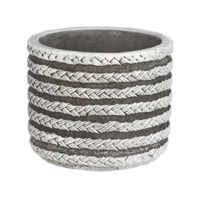 Bloempot serie Raf grijs 7,5 cm | 24 stuks