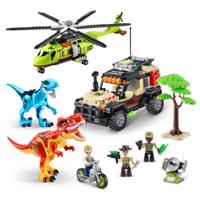 Bouwset - ZURU - Dino Adventure Dino Hunt (592 stuks) - Prehistorisch avontuur met dinosaurussen en voertuigen - thumbnail