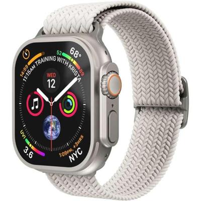 Vonmählen Woven Loop For Apple Watch 44 - 45 - 46 - 49mm One Size Cream