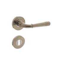 Intersteel Deurkruk Helena op rozet met sleutelrozetten - nikkel mat - thumbnail