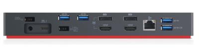 ThinkPad Thunderbolt 3 Dock Gen2 - Poortreplicator - Thunderbolt 3 - 2 x HDMI, 2 x DP, Thunderbolt - GigE - 135 Watt - EU ThinkPad Thunderbolt 3 Dock Gen2 - Poortreplicator - Thunderbolt 3 - 2 x HDMI, 2 x DP, Thunderbolt - GigE - 135 Watt - EU