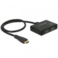Delock 87700 HDMI-splitter Zwart - thumbnail