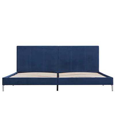 Bedframe stof blauw 180x200 cm Bedframe stof blauw 180x200 cm
