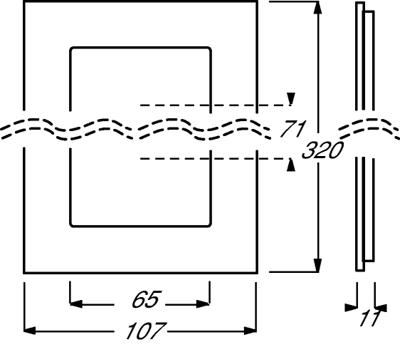 Busch-Jaeger 2CKA001754A4445 Frame Frame 4-voudig Carat Wit 1 stuk(s)