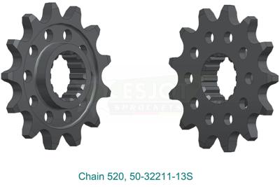ESJOT Sprocket 520 14z racing