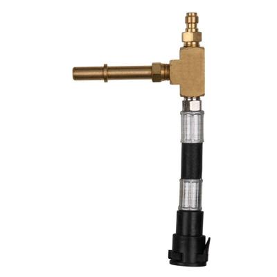 KS Tools 150.2367 Adapterslang voor standaard schraper ventiel 7/16„x20 UNF binnendraad en 1/4 slangaansluiting